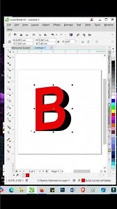 Coreldraw Tutorial - Text Effect #technishala #coreldraw