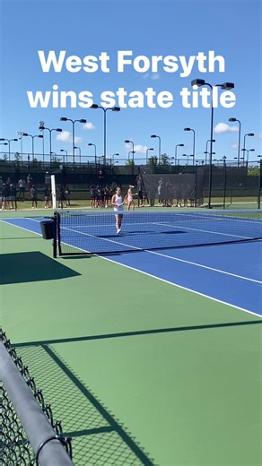 4.5K views · 55 reactions | The West Forsyth girls tennis team captures the program’s first state title, edging Milton by a 3-2 score in the Class 7A finals. Full coverage later on our website. | Forsyth County News - Sports | Facebook
