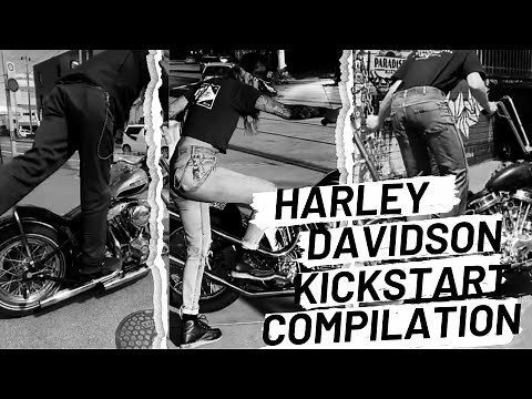 HARLEY DAVIDSON KICKSTART COMPILATION ‼