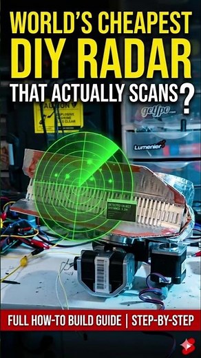 DIY Radar at Home 📡 | Arduino Motion Radar Project | Amazing Electronics DIY #shorts