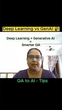 Difference Between Deep Learning and Generative AI | QA Impact