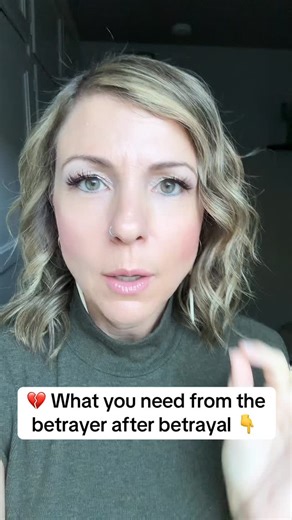 💔 What you need from the betrayer after betrayal 👇 🩶 You don’t need them to “move on.” You need them to move toward you. You need: ✨ Consistent truth ✨ Ownership — not defensiveness ✨ Empathy — not excuses ✨ Patience for your pain ✨ Reassurance that safety matters more than speed ✨ Transparency that rebuilds trust, not demands that you “trust again” Healing doesn’t happen because time passes. It happens when the betrayer shows safety — over and over again. #betrayaltrauma #healingafterbetraya