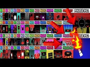 Incredibox Sprunki Mix All Phases: Phase 8 VS Phase 18 VS Phase 28-38-48 VS Phase 62 in Sprunki!