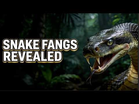 Venomous Snake Fangs: The Hidden Hypodermic Needle Mechanism Uncovered | Animal World