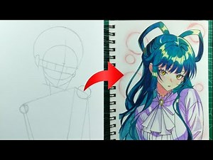 How to Draw My OC (Step by Step) | Full Anime Drawing Process ✍️✨
