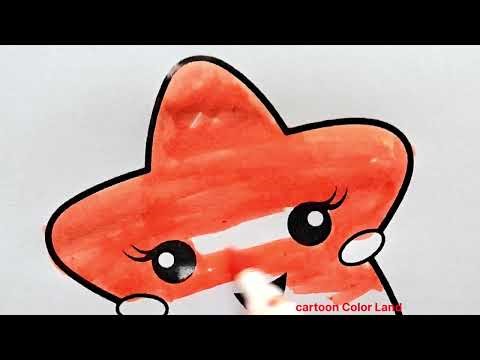 How to Draw a Star ⭐ | Easy Star Drawing for Kids Step by Step