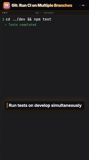 Git Hack: Test Multiple Branches Simultaneously with Parallel Worktrees #Shorts