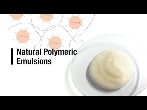 How to create Natural Polymeric Emulsions