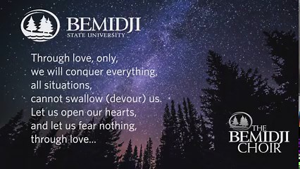 2.6K views · 52 reactions | The Bemidji Choir’s 2020 performance of Ngothando, an incredible listen. #MusicinthePines #BemidjiState | Bemidji State University | Facebook