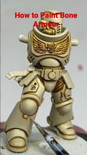 How to Paint Bone Power Armour (Tome Keepers, Deathwing Terminators)