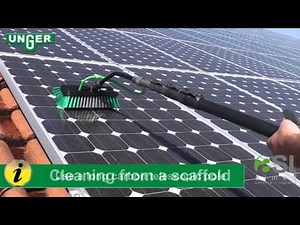 Solarreinigung mit UNGER HiFlo System