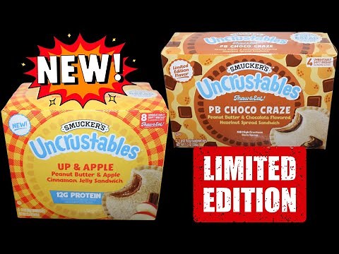 Smucker’s Uncrustables Up & Apple and PB Choco Craze Review