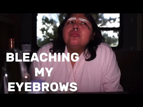 Bleaching my eyebrows