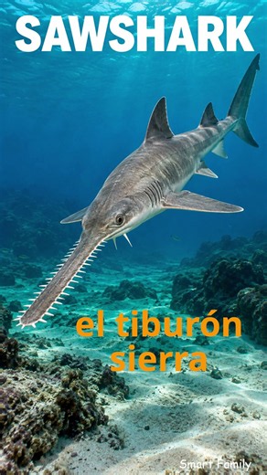 Shark Names in Spanish 🦈 | 8 Tiburones to Learn #Shorts
