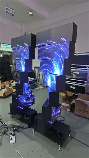 LICHEE Rotating LED advertising Poster screen#ledscreen #ledscreendisplay