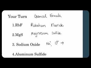 Ionic Compounds - Examples of Formulas and Names