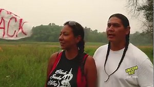 [Content Advisory: Police Violence] In northern Minnesota on July 20, 2021, the horizontal directional drill arrived at Red Lake to begin the Line 3 pipeline water crossing. Out of the more than 200 water crossings needed for Enbridge's new tar sands pipeline, about 20 need to be drilled. The drilling at this site was completed on August 4, 2021. Throughout the few days leading up to its completion, dozens of water protectors were arrested attempting to slow or stop the drilling. Learn more abou