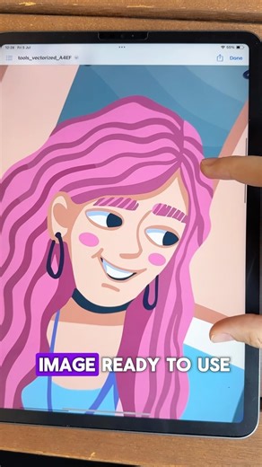 Tools for Procreate | Brushes for digital art on Instagram: "Super Vectorizer from the Tools for Procreate App"