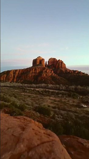 Cathedral Rock Reflections: A Top 5 Sunset Spot in Sedona # Shorts #sedona #photography