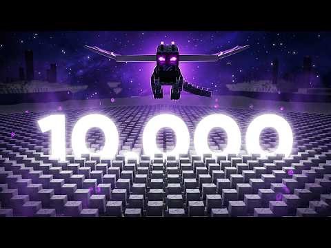 10,000 Skeletons vs ENDER DRAGON! (Army Battle)