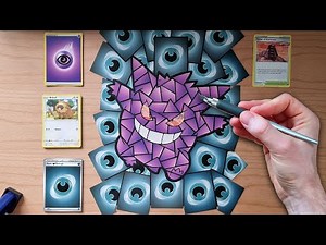 GENGAR MOSAIC - Made from Pokémon cards