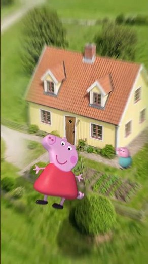 Peppa Pig Won’t Stop Flying 💀 #loop #peppapig #macro #superzoom #infinite #closeup #zoom #transition