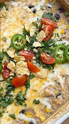 Easy Bake Salsa Verde Chicken and Rice