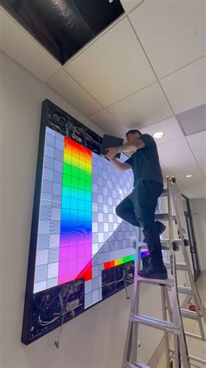 install led screen display wall #leddisplay #billboard #video #resolution #design #panel #electronic #light #ledbillboard #stage #screen #ledtv #ledwall #ledsign #display #wall #ledscreen #sign #technology #led #wall | Apollomi LED Screen Display Factory