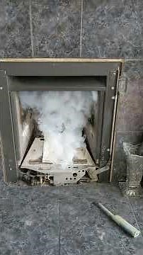 Smoke Bomb test on a chimney flue