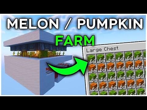 The BEST Pumpkin & Melon Farm in Minecraft 1.21 (Tutorial)