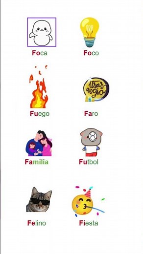 Letra f en 30 seg fácil y rápido palabras que empiezan con f #kindergarten #preescolar #maestro