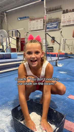22K views · 487 reactions | Comment below if you think you need chalk to do beam 樂⬇️ • #beam #gymnast #gymnastic #gymnastique #gym #gymnasticslove #gymnastik #acro #gymnasticscoach #gymnasticsdrills | Beam Queen | Facebook