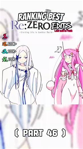 Ranking Best ReZero Edits #anime #rezero #usa