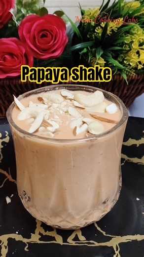 Papaya Shake Recipe | Healthy & Creamy Papita Shake at Home | Neha Cooking Labs
