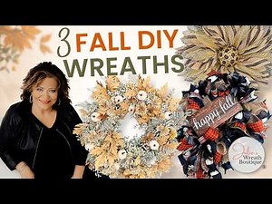 3 DIY Fall Wreaths That Look Expensive (Anyone Can Make These!) - Fall Decor Made Easy for You!