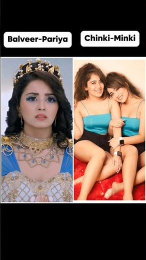 Balveer return pariya and Chinki Minki #balveerreturns #chinkiminkicomedy #balveerpariya #shorts