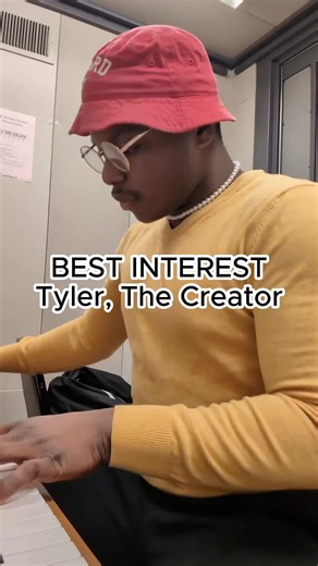 Shout out to @flowerboy48 @cyant95 and @hi893872 for recommending this song💫 #bestinterest #tylerthecreator #igor #vocalist #pianotok #beautifulvoice