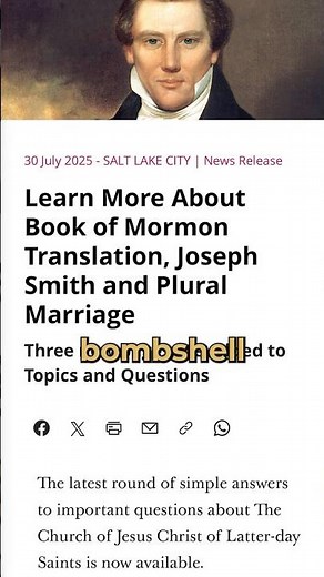 LDS Church drops 3 new bombshell articles at once