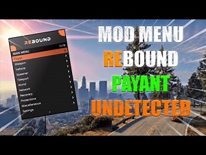 PRÉSENTATION DU MOD MENU "REBOUND" PAYANT SUR GTA 5 PC ONLINE 2023