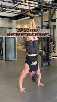 Band-assisted handstand push-ups: 2 methods