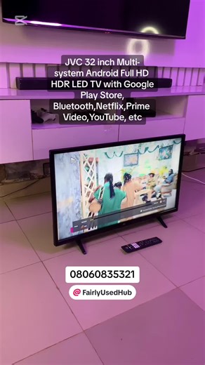 JVC 32 inch Android LED TV with Bluetooth and Netflix
