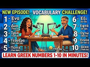 Learn Greek Numbers 1–10 in 5 Minutes | Super Easy for Beginners