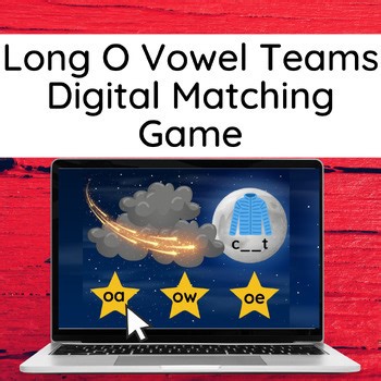 Long O Vowel Teams Digital Phonics Game | Phonics Practice for 1st and 2nd Grade