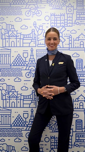 37K views · 2.3K reactions | Discover the different uniform styles of our flight attendants | EL AL | Facebook