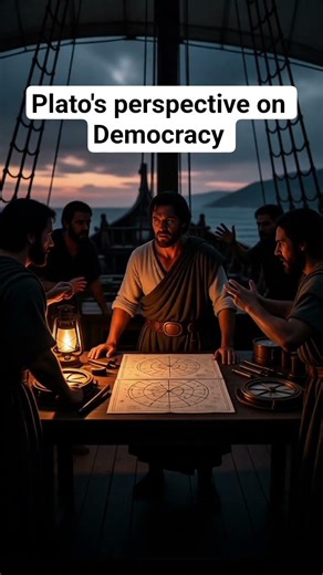 Plato's perspective about democracy #history #philosophy #plato