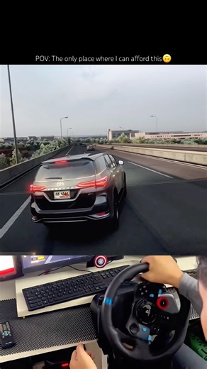 POV: The only place where I can afford this #Fortuner #g29