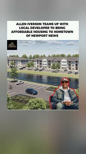 Allen Iverson's NEW Mission: Building Homes for His Hometown.#shorts