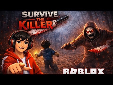 ESCAPED THE KILLER 😱 | Roblox Survive The Killer Gameplay | Intrax Gamerz