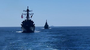 36K views · 369 reactions | WATCH: A Jiangkai-class frigate from the People’s Liberation Army Navy of China was monitored during the 8th Multilateral Maritime Cooperative Activity in the West Philippine Sea undertaken by the Philippines, the United States, and Japan, earlier today, March 28. The Chinese warship maintained a distance of approximately 8 nautical miles from the exercise area and altered its course when challenged. via Patrick de Jesus / Perry Aguila | PTV | Facebook