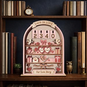 Personalized Days in Love Tracker Sign, Valentine Gift for Couple, Relationship Counter Gift, Wedding Anniversary Gift, Gift for Boyfriend - Etsy